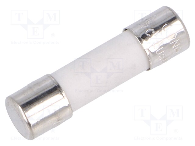 Fuse: fuse; 3.15A; 500VAC; ceramic,cylindrical; 5x20mm