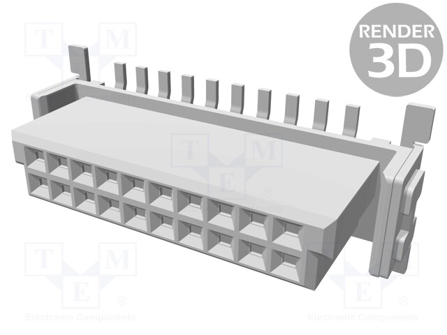 Connector: PCB to PCB; female; PIN: 20; 1.27mm; Series: har-flex