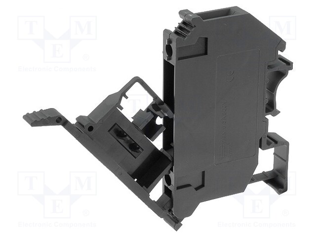 Splice terminal: rail; 0.2÷4mm2; ways: 1; terminals: 2; Width: 8.2mm