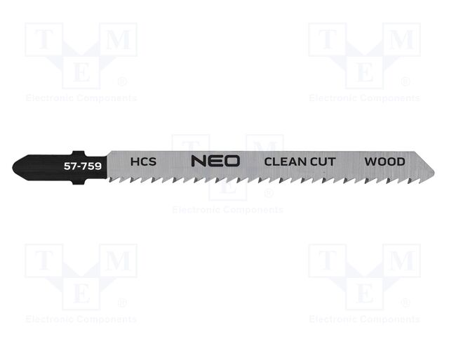 Hacksaw blade-set; wood,jigsaw; 8teeth/inch; 100mm; 2pcs.
