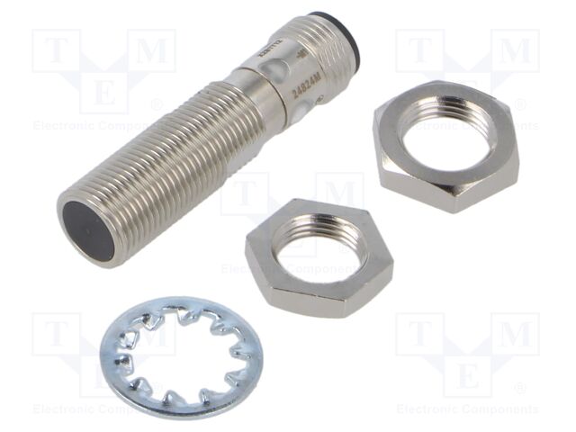 Sensor: inductive; OUT: PNP / NO; 0÷2mm; 10÷30VDC; M12; IP67; PIN: 4