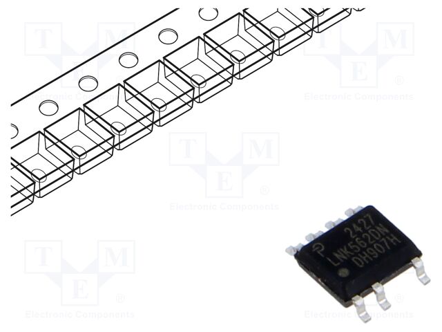 AC/DC Converter, 85V to 265VAC In, 1.9W, SOIC-8