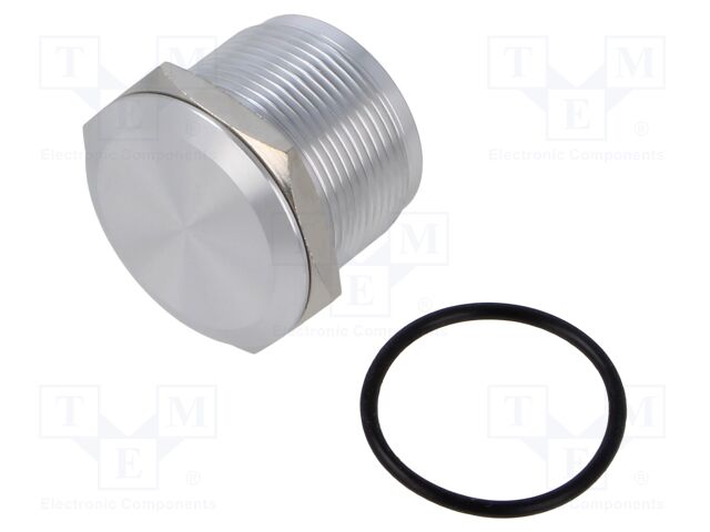 Plug; Cutout: Ø22mm; Mat: aluminum alloy; Panel thick: max.10mm