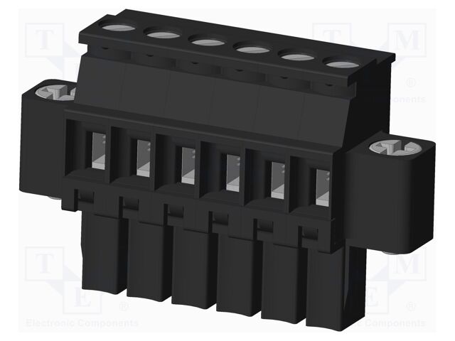 Connector: pluggable terminal block; plug; female; angled 90°