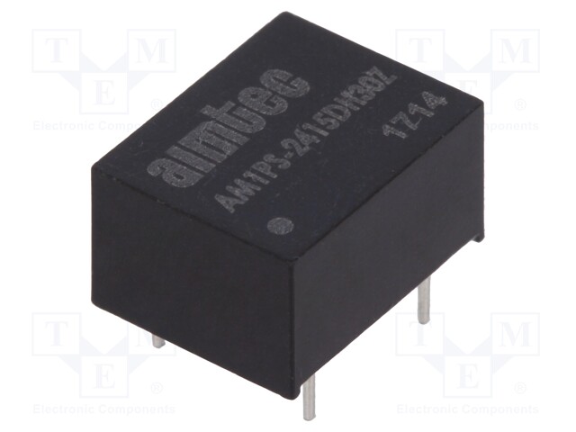 Converter: DC/DC; 1W; Uin: 21.6÷26.4V; Uout: 15VDC; Uout2: -15VDC