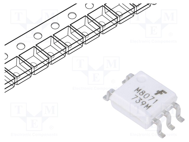 Optocoupler; SMD; Channels: 1; Out: logic; 3.75kV; 20Mbps; 40kV/μs