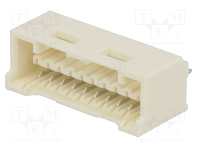 Socket; wire-board; male; CLIK-Mate; 1.5mm; PIN: 10; THT; 2A; tinned