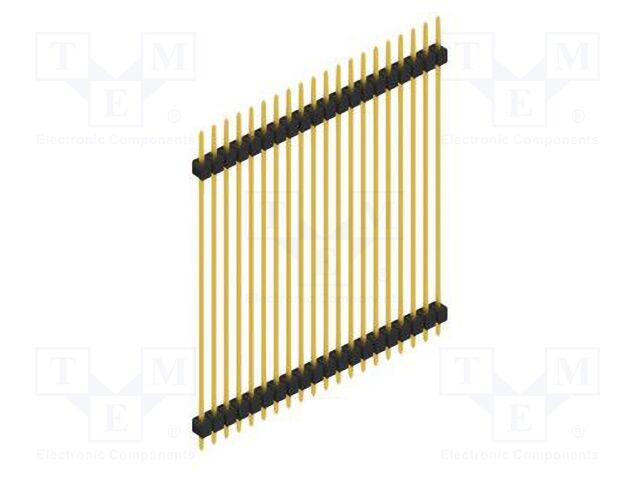 Connector: pin strips; pin header; male; PIN: 20; 2.54mm; THT; 1x20