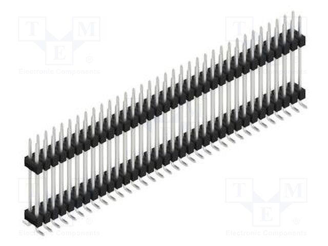 Connector: pin strips; pin header; male; PIN: 68; 2.54mm; SMT; 2x34