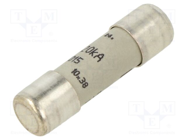 Fuse: fuse; gG; 6A; 500VAC; cylindrical; 10.3x38mm