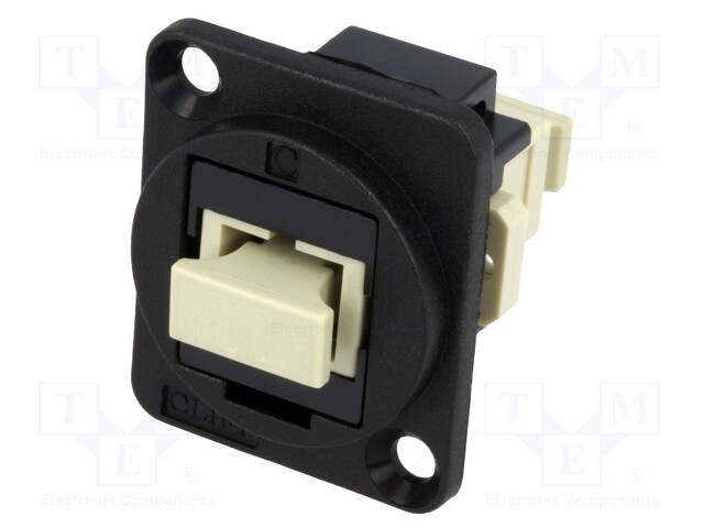 Connector: fiber optic; coupler; multi mode simplex (MM)