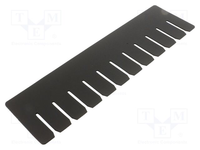 Divider; ESD; L: 350mm; H: 100mm; Thk: 1.8mm; Features: conductive