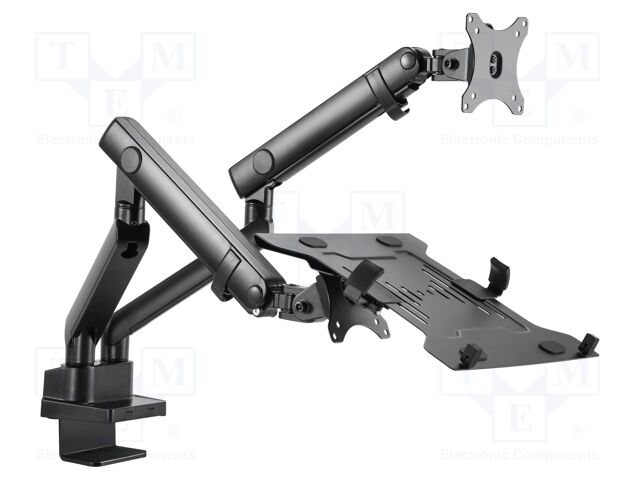 Monitor holder; 1÷8kg; 17÷32"; Standard: 75x75mm,100x100mm