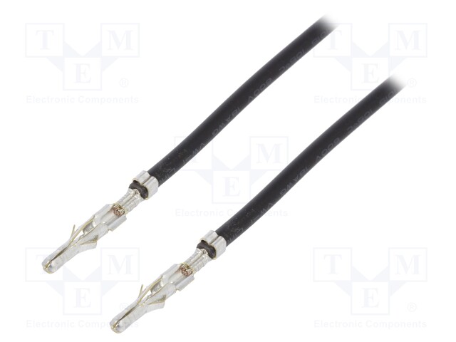 Contact; male; 18AWG; Standard .093"; tinned; 0.15m