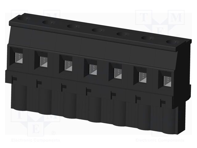 Connector: pluggable terminal block; plug; female; angled 90°