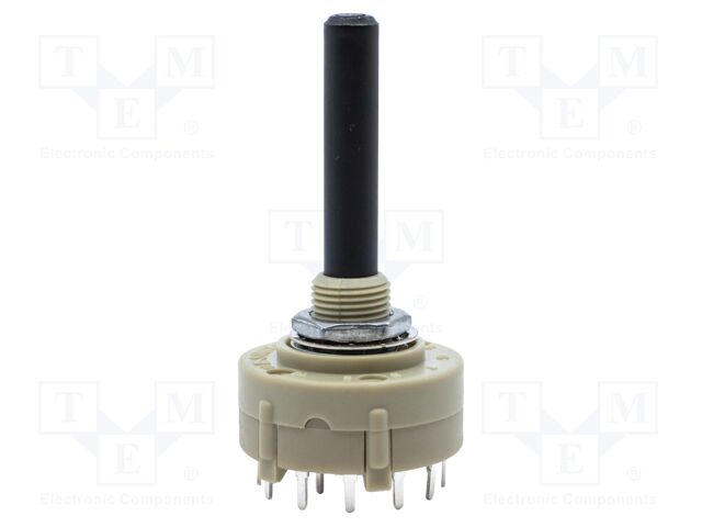 Switch: rotary; Pos: 6; 0.15A/250VAC; Poles number: 2; 30°; -30÷85°C