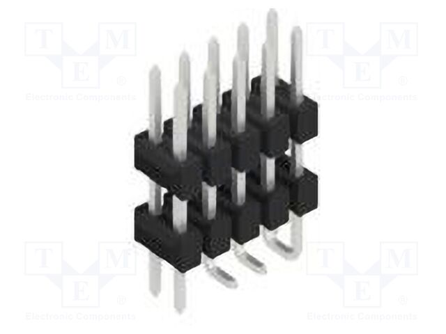 Connector: pin strips; pin header; male; PIN: 10; 2.54mm; SMT; 2x5