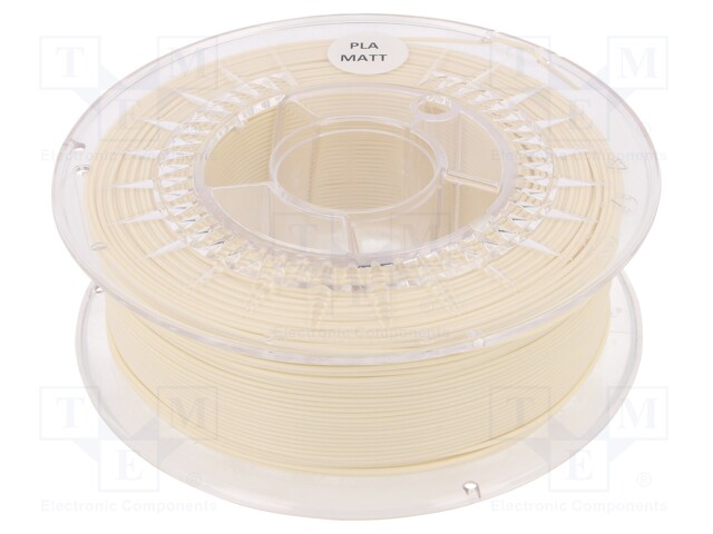 Filament: PLA-MATT; 1.75mm; natural; 190÷210°C; 1kg