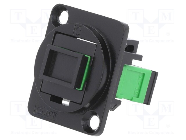 Connector: fiber optic; coupler; single mode simplex (SM)