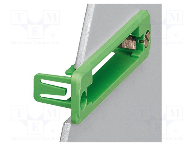 Mounting adapter; ways: 12; Colour: green; 5.08mm