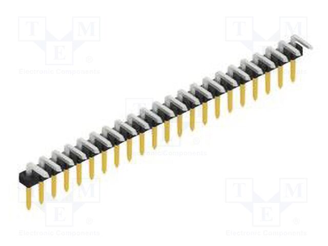 Connector: pin strips; pin header; male; PIN: 22; 2mm; THT; 1x22