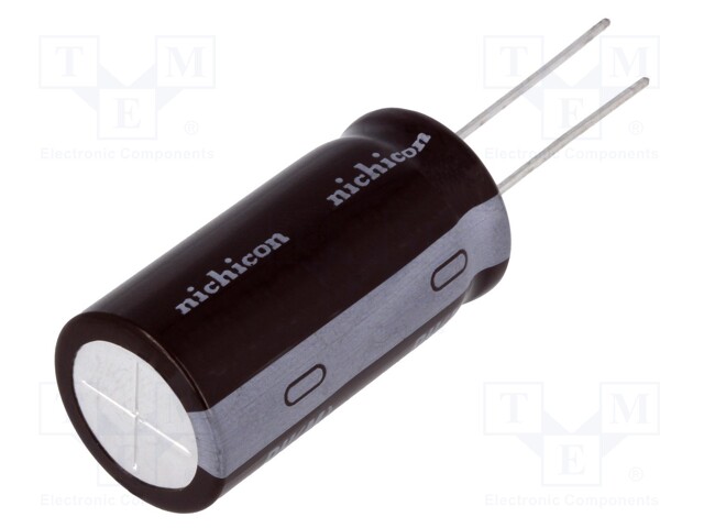 Capacitor: electrolytic; THT; 220uF; 400VDC; Ø18x46mm; Pitch: 7.5mm