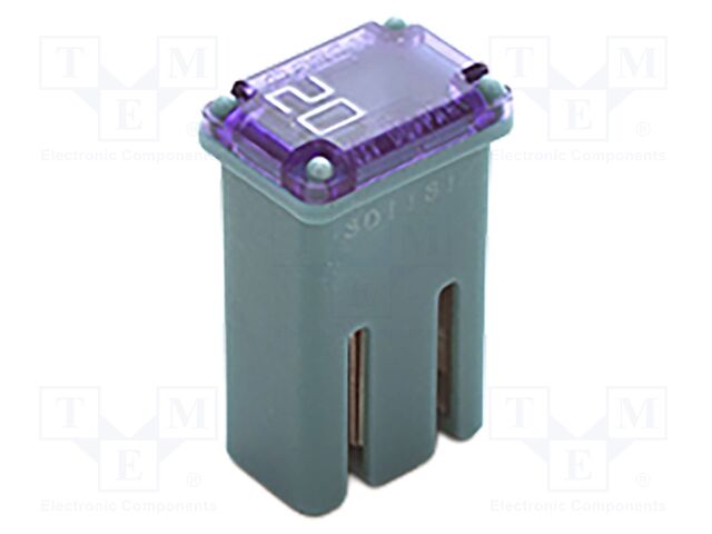 Fuse: fuse; 20A; automotive; 10.7mm; 10.7x7.7x17.5mm