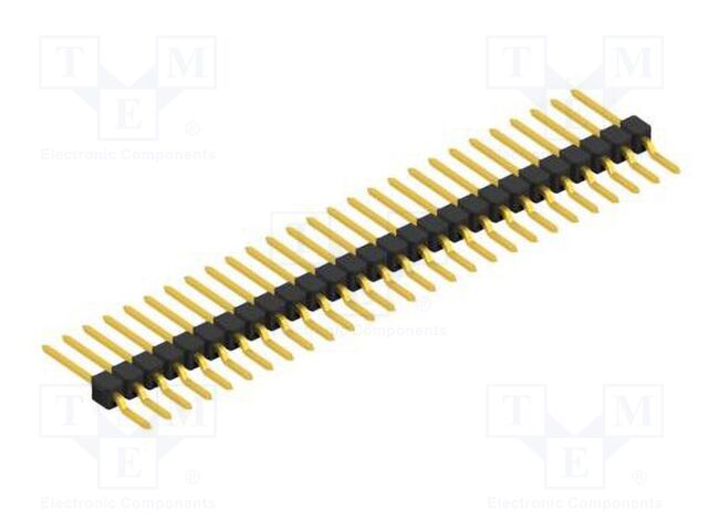 Connector: pin strips; pin header; male; PIN: 27; 2.54mm; SMT; 1x27