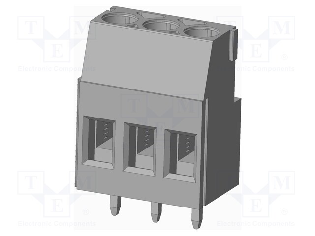 Connector: PCB terminal block; terminal; Plating: tinned; on PCBs