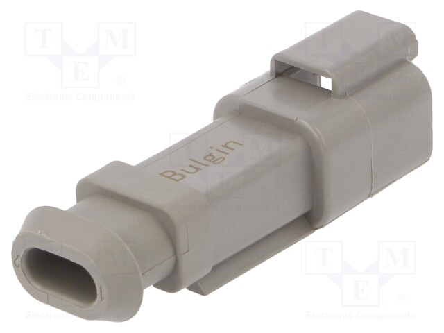 Connector: wire-wire; PX0; plug; male; PIN: 2; IP68; Locking: latch