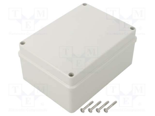 Enclosure: multipurpose; X: 118mm; Y: 158mm; Z: 76mm; SCABOX; grey