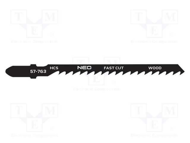 Hacksaw blade-set; wood,jigsaw; 6teeth/inch; 100mm; 2pcs.