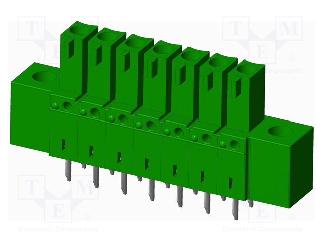 Connector: pluggable terminal block; socket; female; straight