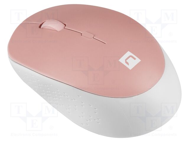 Optical mouse; white,pink; wireless,Bluetooth 5.1; No.of butt: 4