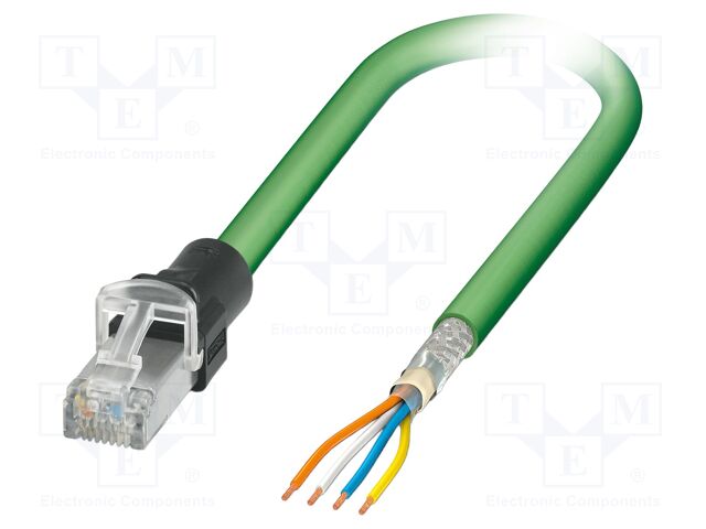 Patch cord; SF/UTP; Cat 5; cables,RJ45 plug; stranded; Cu,tinned