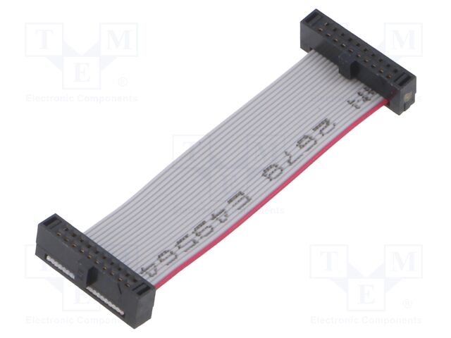 Ribbon cable with IDC connectors; Tape ph: 0.64mm; 50.8mm