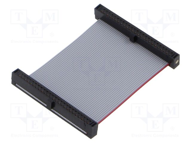 Ribbon cable with IDC connectors; Tape ph: 0.64mm; 44.45mm