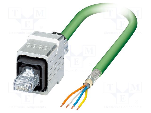 Patch cord; SF/UTP; Cat 5e; cables,RJ45 plug; stranded; Cu,tinned