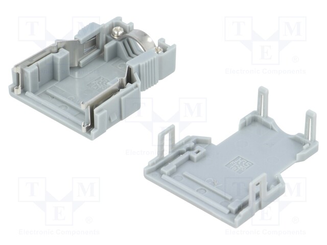 Plug housing; PIN: 15; unshielded; Locking: latch; for cable; 8÷9mm