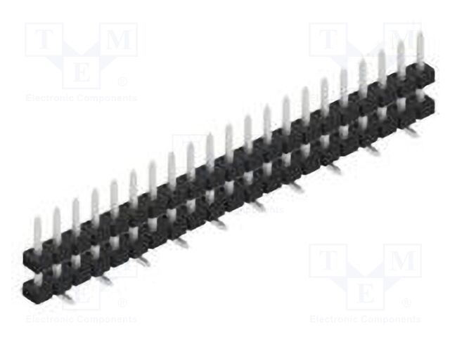 Connector: pin strips; pin header; male; PIN: 21; 2mm; SMT; 1x21