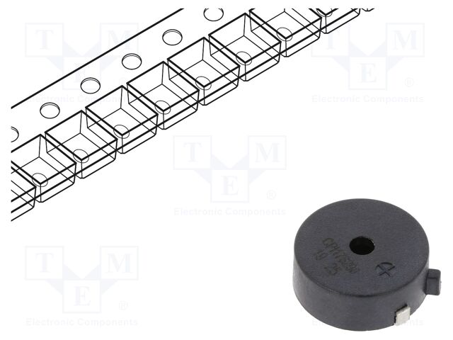 Sound transducer: piezo signaller; SMD; 4.5kHz; 12mA; -40÷85°C
