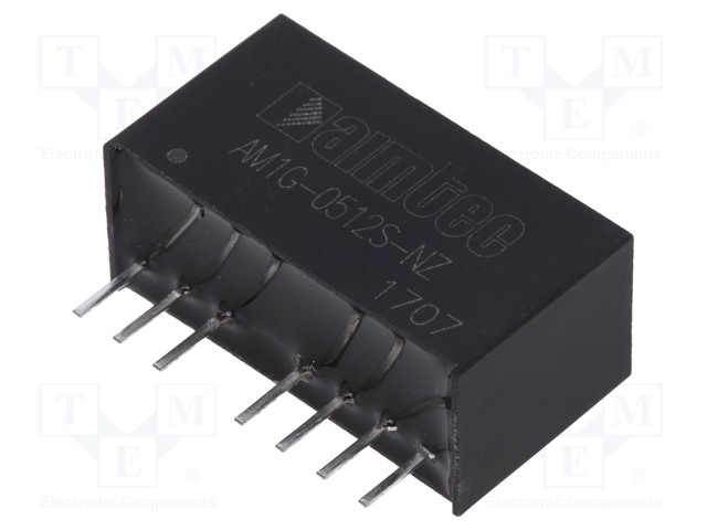 Converter: DC/DC; 1W; Uin: 4.5÷9V; 12VDC; Iout: 83mA; SIP8; 4.9g