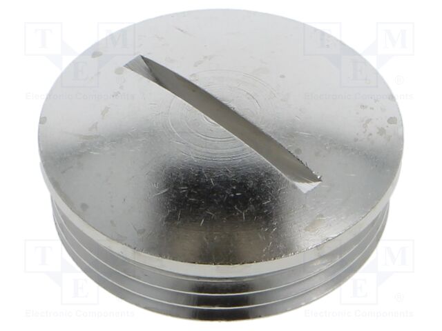 Stopper; PG21; IP54; Mat: brass; Plating: nickel; SKINDICHT® BL