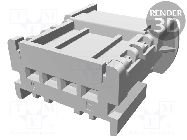 Connector: wire-wire; MX150; plug; female; 22AWG÷14AWG; PIN: 4