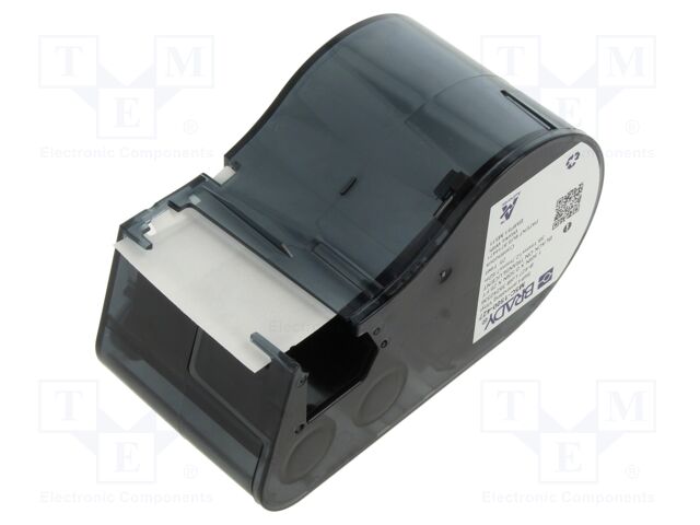 Tape; 38.1mm; 7.62m; white; Character colour: black; self-adhesive