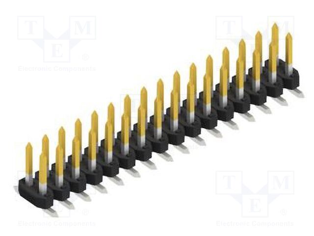 Connector: pin strips; pin header; male; PIN: 32; 2mm; SMT; 2x16