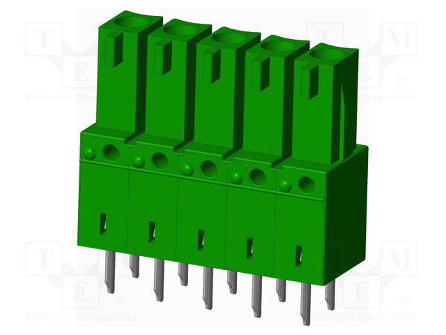 Connector: pluggable terminal block; socket; female; straight