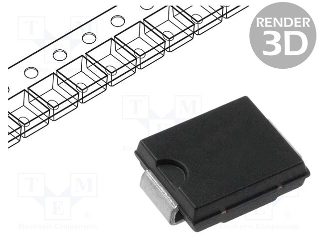 Diode: TVS; 5kW; 30.4V; 118.8A; unidirectional; SMC; reel,tape; PAR®