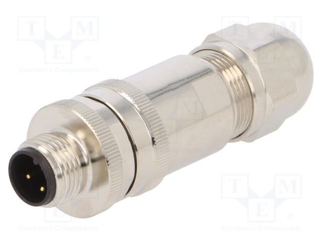 Plug; M12; PIN: 3; male; A code-DeviceNet / CANopen; for cable