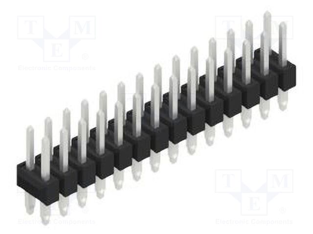 Connector: pin strips; pin header; male; PIN: 28; 2.54mm; THT; 2x14
